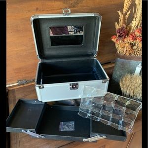 COSMETIC TRAIN VAULT MAKEUP ORGANIZER